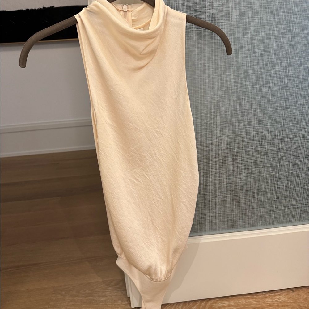 Vince Cream Sleeveless Bodysuit